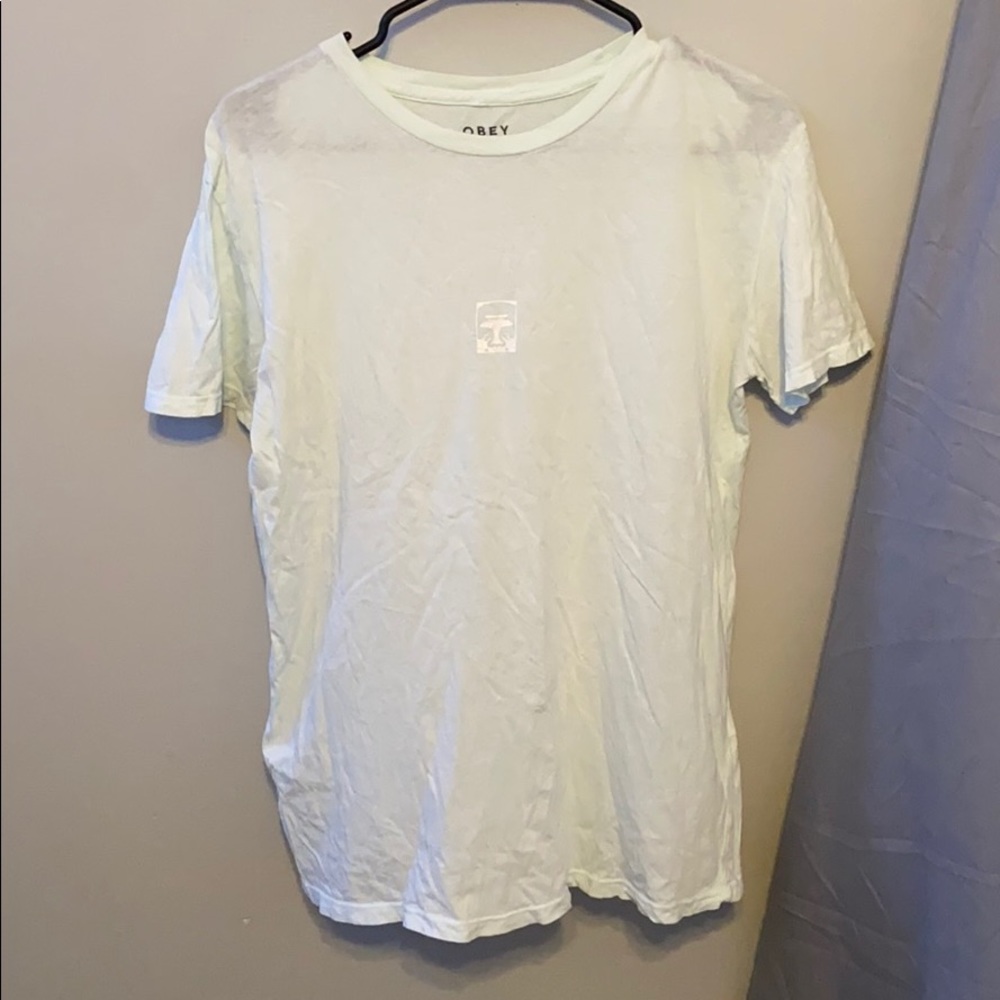 Obey mint green t-shirt